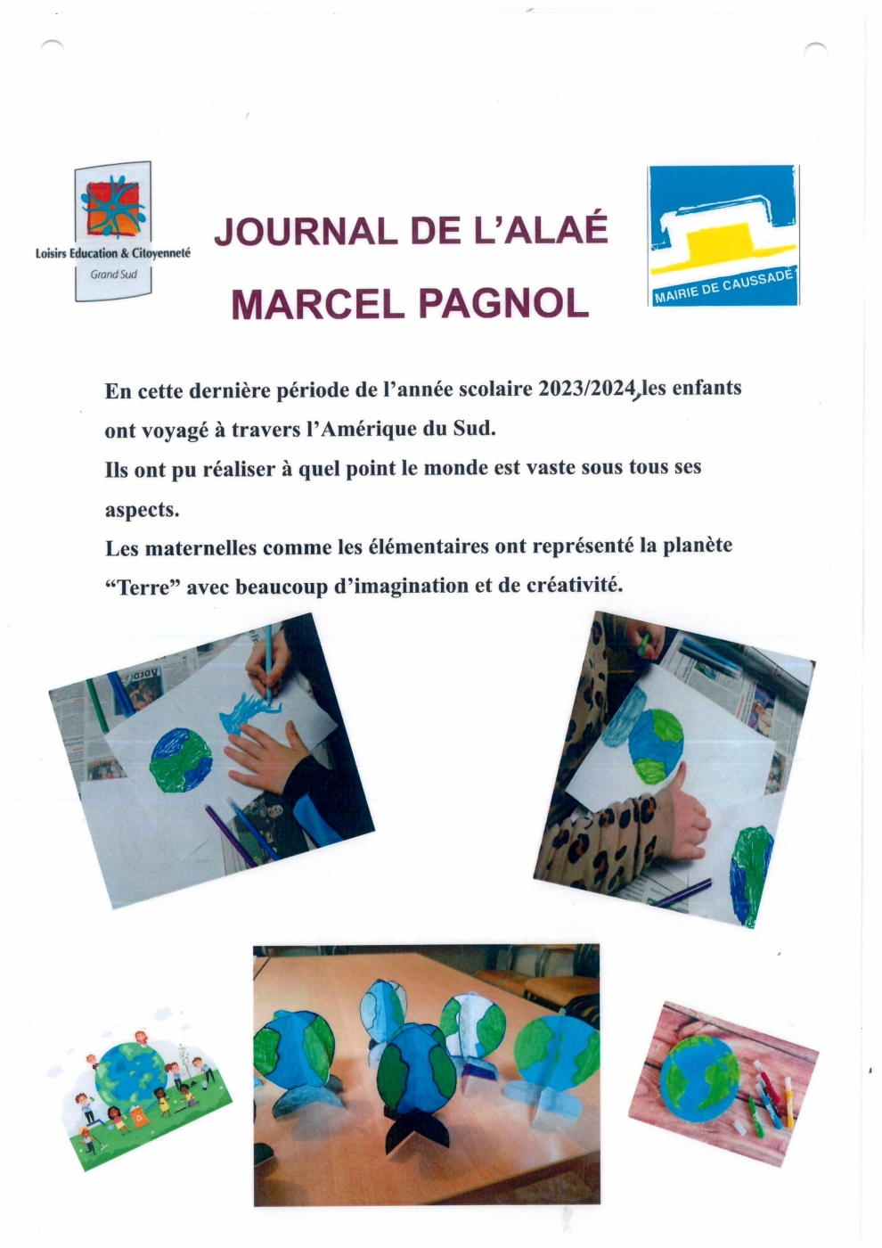 Journal de l Alae Marcel Pagnol - Juin 2024